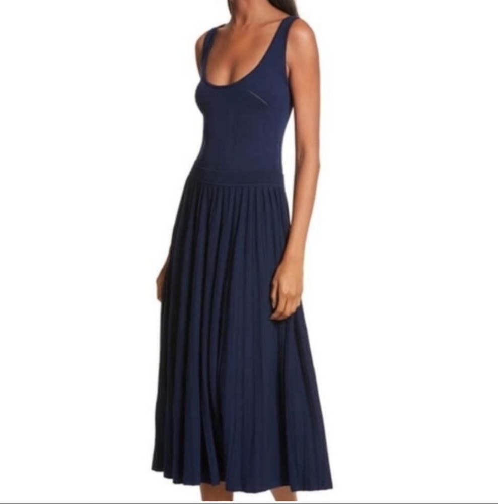 Milly Black Sleeveless Maxi Dress